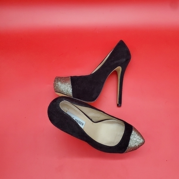 Steve Madden P Kavit Heels Women's 7.5M Black Shoes - Picture 16 of 16